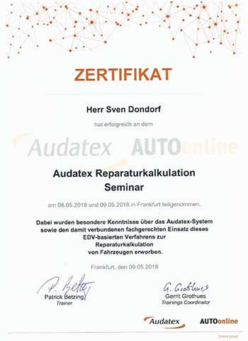 Audatex - Seminar Reparaturkalkulation